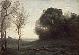 Jean-baptiste-camille Corot Canvas Paintings - Morning